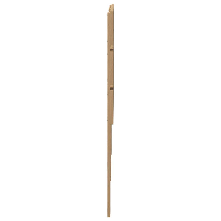 Hoofdbord Met Hoofdeinde Artisan Eiken Bewerkt Hout 150 cm artisanaal eikenkleurig