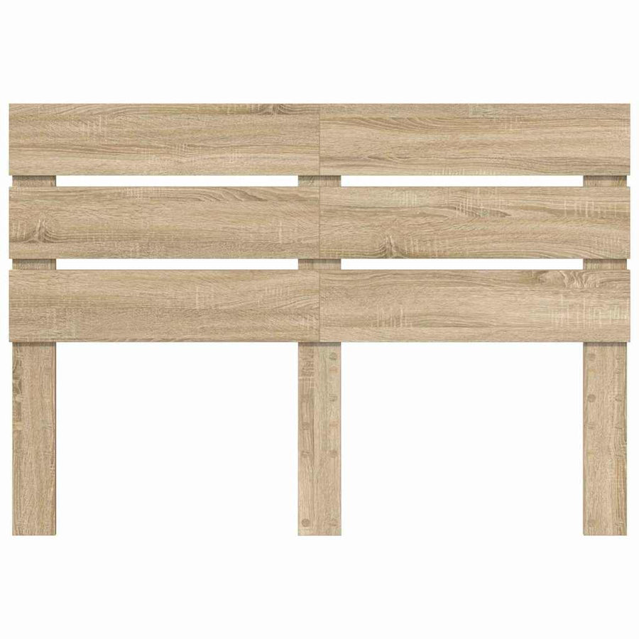 Hoofdbord Met Hoofdeinde Bewerkt Hout 140 cm Sonoma eiken