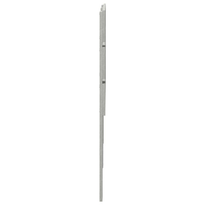 Hoofdbord Met Hoofdeinde Beton Grijs Bewerkt Hout 140 cm Betongrijs