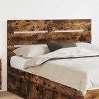 Headboard Smoked Oak 140 cm Engineered wood