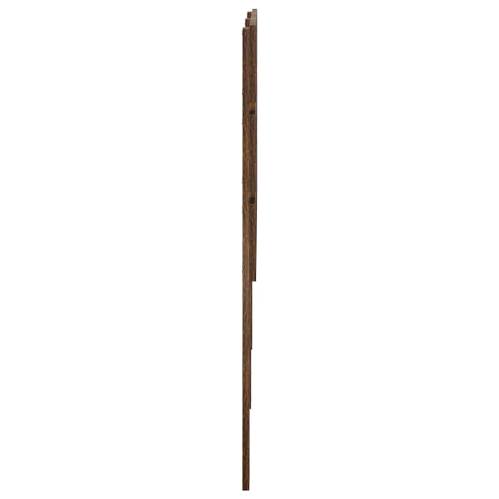 Hoofdbord Met Hoofdeinde Bewerkt Hout 140 cm Gerookt eiken