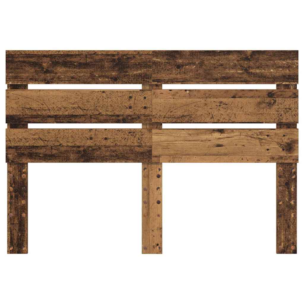 Hoofdbord Met Hoofdeinde Oudhout Bewerkt Hout 140 cm Oud hout