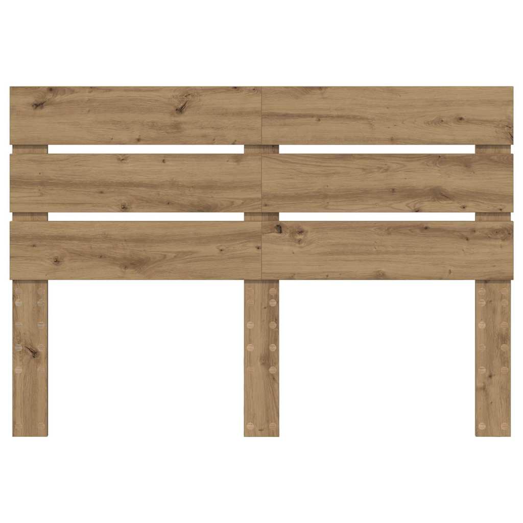 Hoofdbord Met Hoofdeinde Artisan Eiken Bewerkt Hout 140 cm artisanaal eikenkleurig