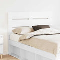 Hoofdbord Wit 135 cm Bewerkt hout