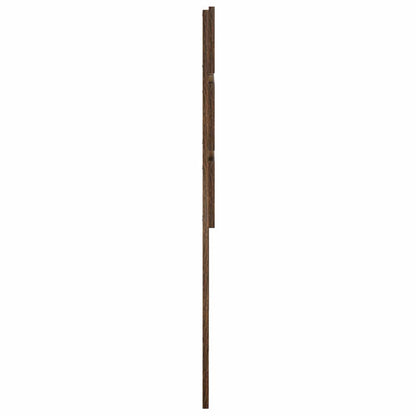 Hoofdbord Met Hoofdeinde Bewerkt Hout 135 cm Gerookt eiken