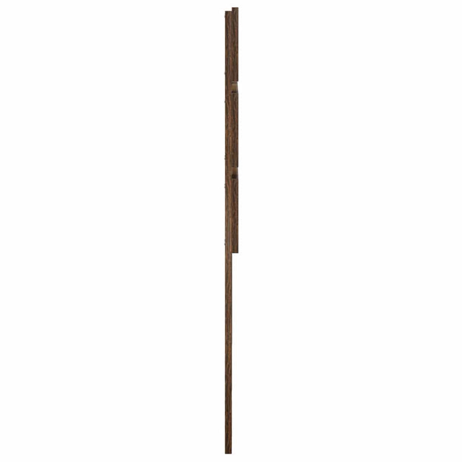 Hoofdbord Met Hoofdeinde Bewerkt Hout 135 cm Gerookt eiken