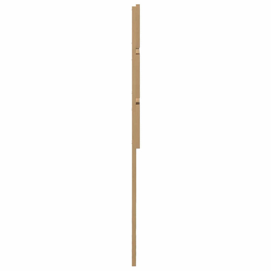 Hoofdbord Met Hoofdeinde Artisan Eiken Bewerkt Hout 135 cm artisanaal eikenkleurig