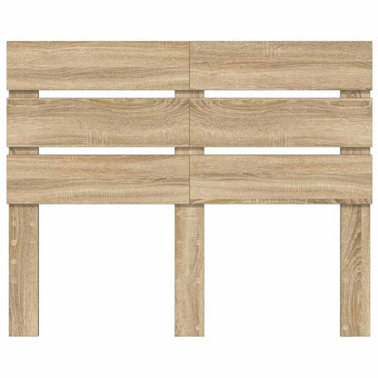 Hoofdbord Met Hoofdeinde Bewerkt Hout 120 cm Sonoma eiken
