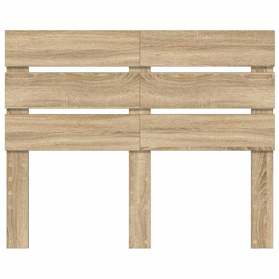 Hoofdbord Met Hoofdeinde Bewerkt Hout 120 cm Sonoma eiken