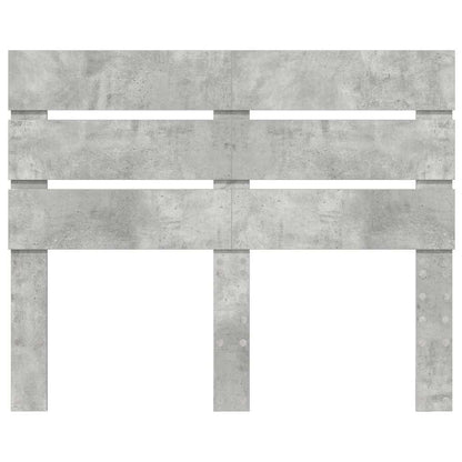 Hoofdbord Met Hoofdeinde Beton Grijs Bewerkt Hout 120 cm Betongrijs