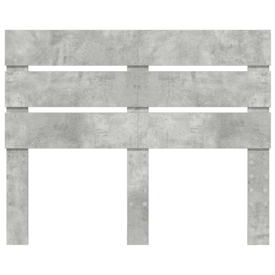 Hoofdbord Met Hoofdeinde Beton Grijs Bewerkt Hout 120 cm Betongrijs