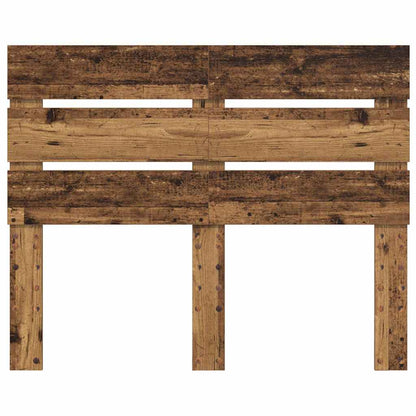 Hoofdbord Met Hoofdeinde Oudhout Bewerkt Hout 120 cm Oud hout