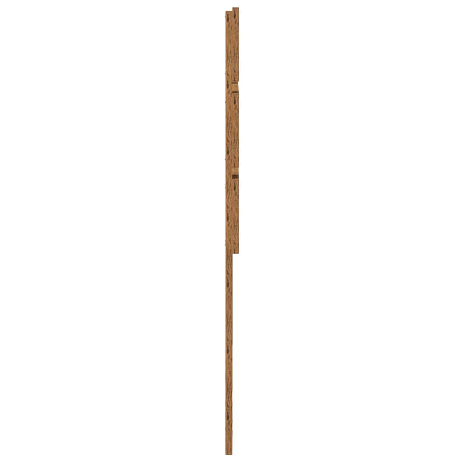 Hoofdbord Met Hoofdeinde Oudhout Bewerkt Hout 120 cm Oud hout