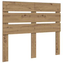 Hoofdbord Met Hoofdeinde Artisan Eiken Bewerkt Hout 120 cm artisanaal eikenkleurig