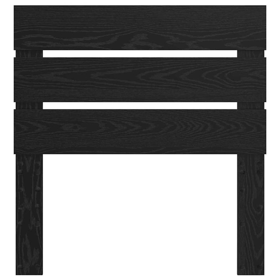 Hoofdbord Met Hoofdeinde Bewerkt Hout 100 cm Zwart eiken
