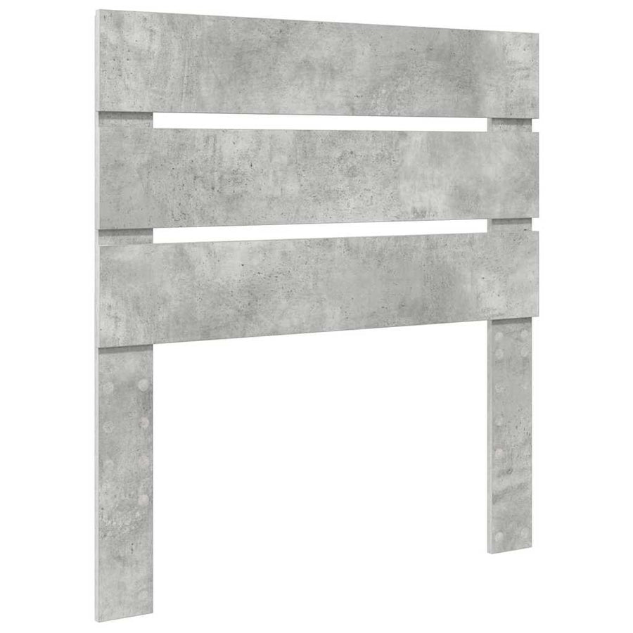 Hoofdbord Met Hoofdeinde Beton Grijs Bewerkt Hout 100 cm Betongrijs