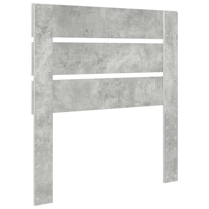 Hoofdbord Met Hoofdeinde Beton Grijs Bewerkt Hout 100 cm Betongrijs
