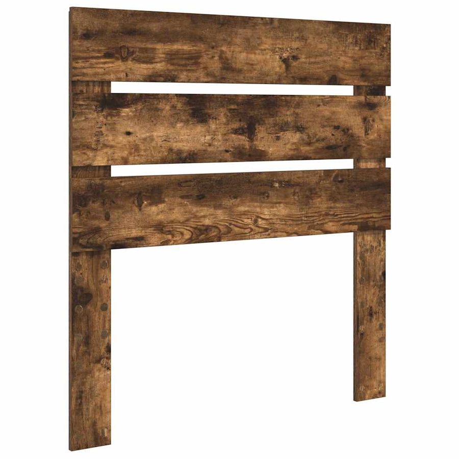Hoofdbord Met Hoofdeinde Bewerkt Hout 100 cm Gerookt eiken