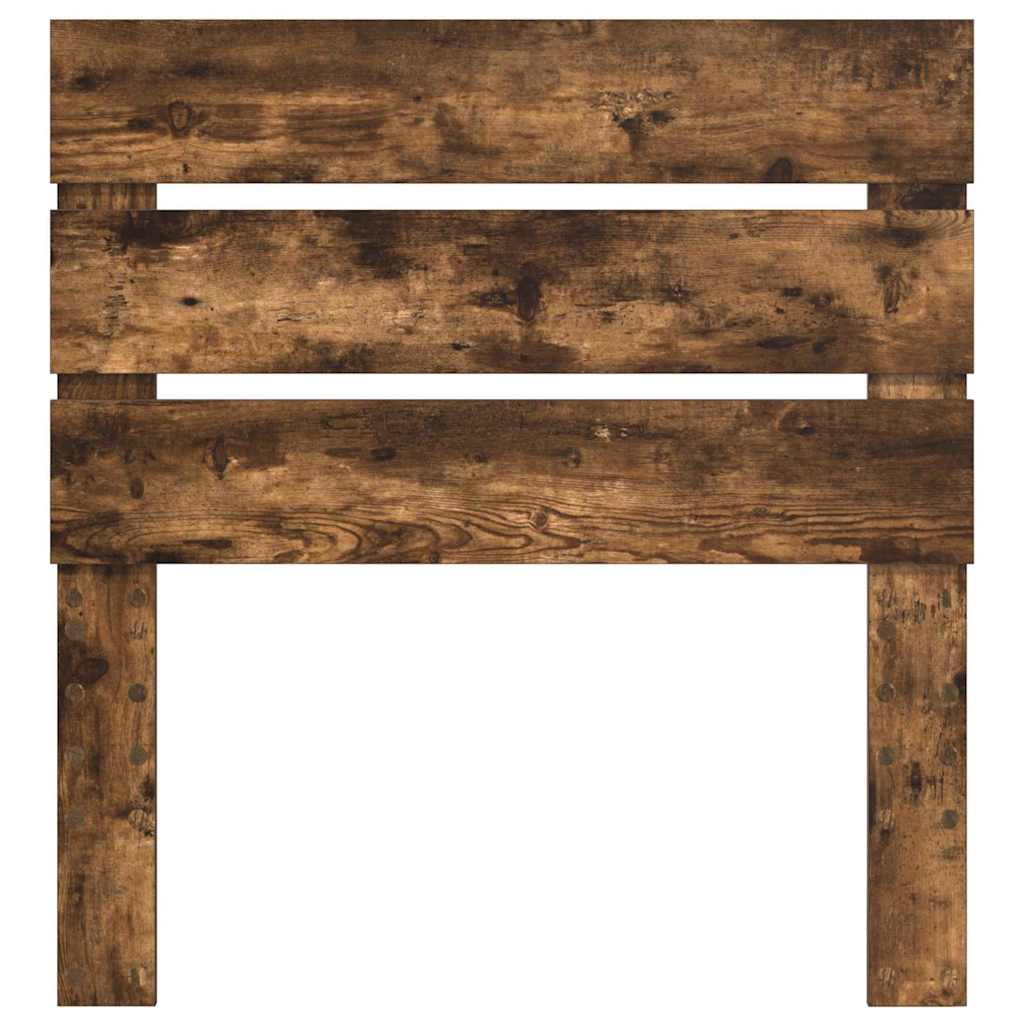 Hoofdbord Met Hoofdeinde Bewerkt Hout 100 cm Gerookt eiken