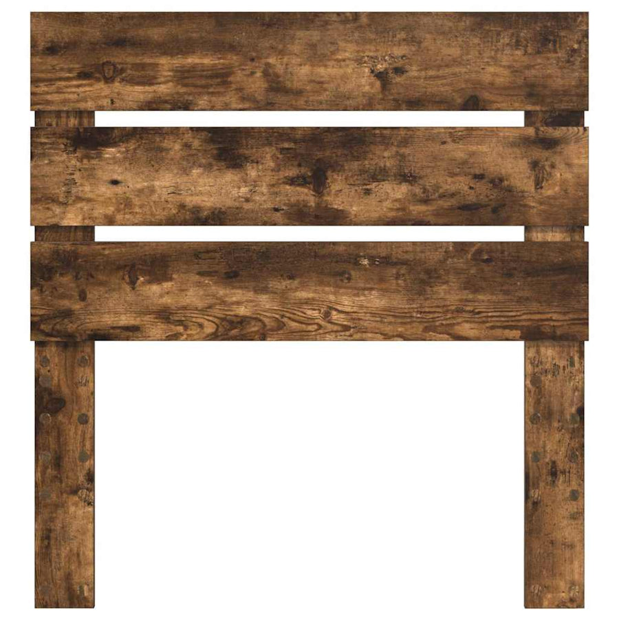 Hoofdbord Met Hoofdeinde Bewerkt Hout 100 cm Gerookt eiken