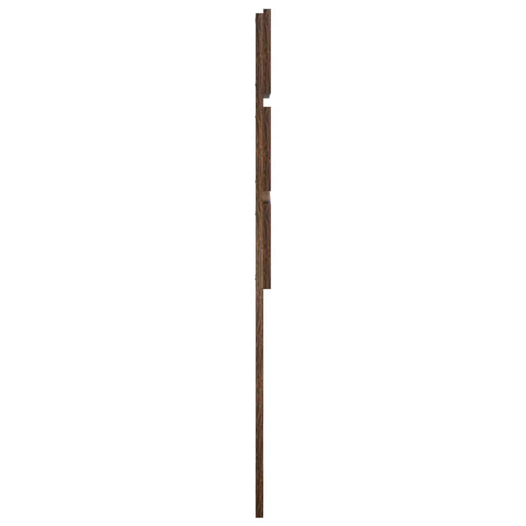 Hoofdbord Met Hoofdeinde Bewerkt Hout 100 cm Gerookt eiken