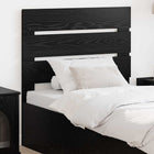 Headboard Black Oak 90 cm Engineered Wood