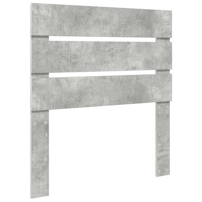 Hoofdbord Met Hoofdeinde Beton Grijs Bewerkt Hout 90 cm Betongrijs