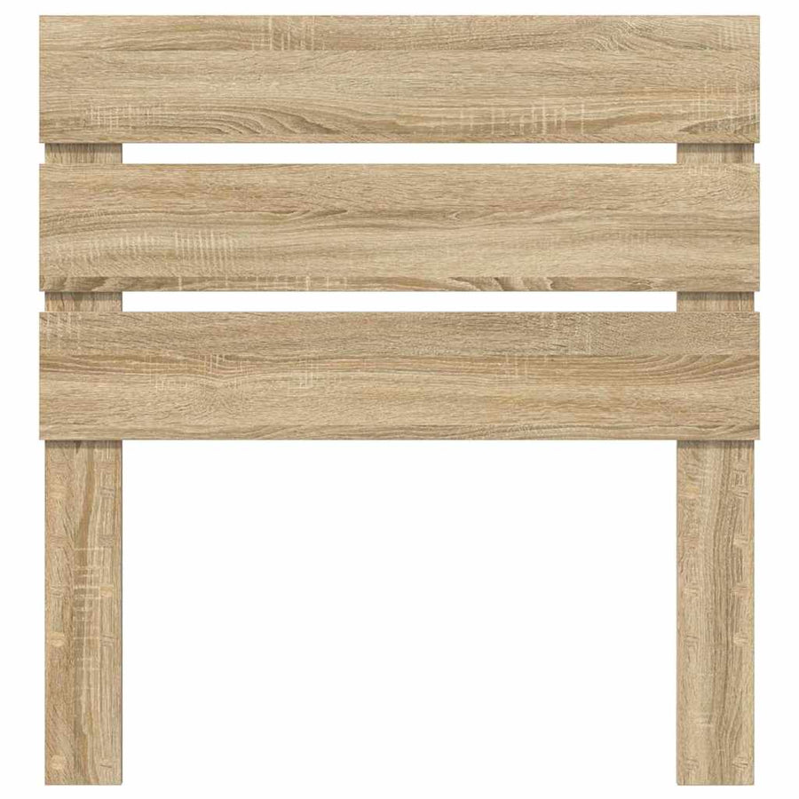 Hoofdbord Met Hoofdeinde Bewerkt Hout 80 cm Sonoma eiken