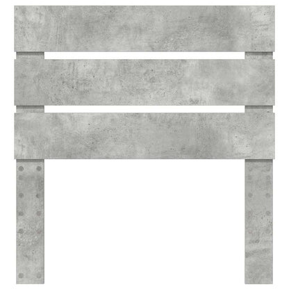 Hoofdbord Met Hoofdeinde Beton Grijs Bewerkt Hout 80 cm Betongrijs