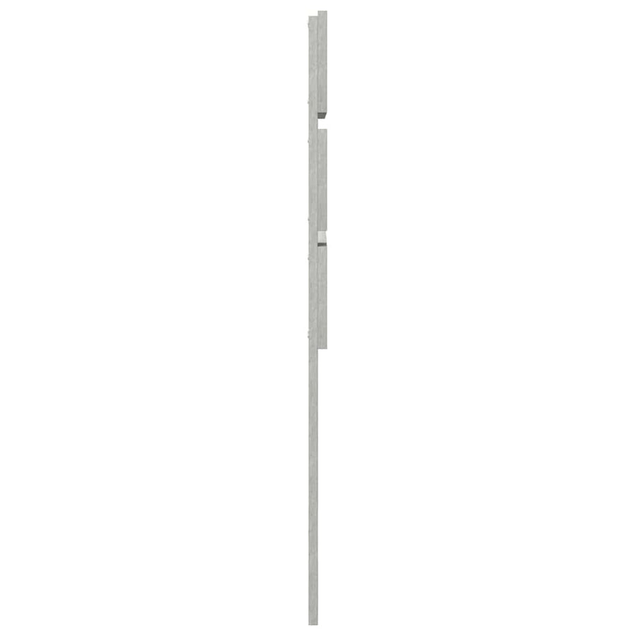 Hoofdbord Met Hoofdeinde Beton Grijs Bewerkt Hout 80 cm Betongrijs