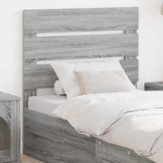 Hoofdbord 80 cm grijs sonoma bewerkt hout