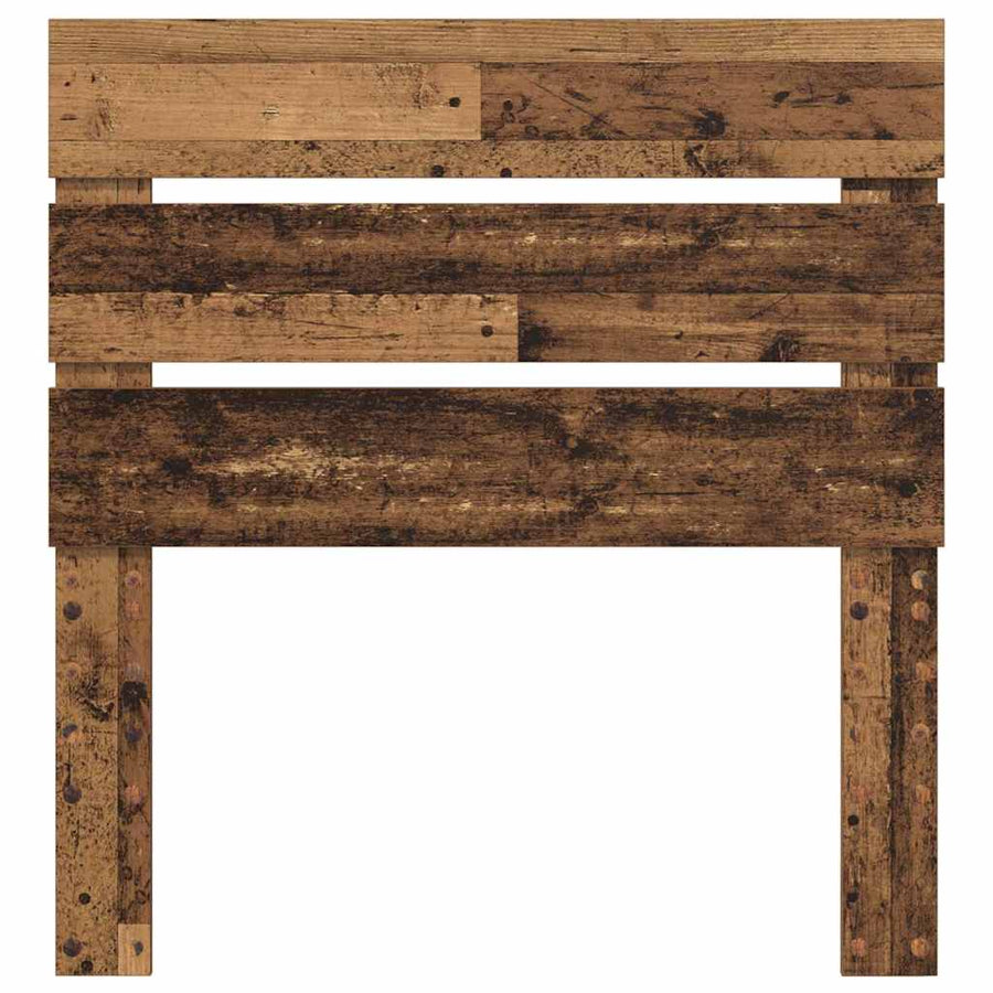 Hoofdbord Met Hoofdeinde Oudhout Bewerkt Hout 75 cm Oud hout