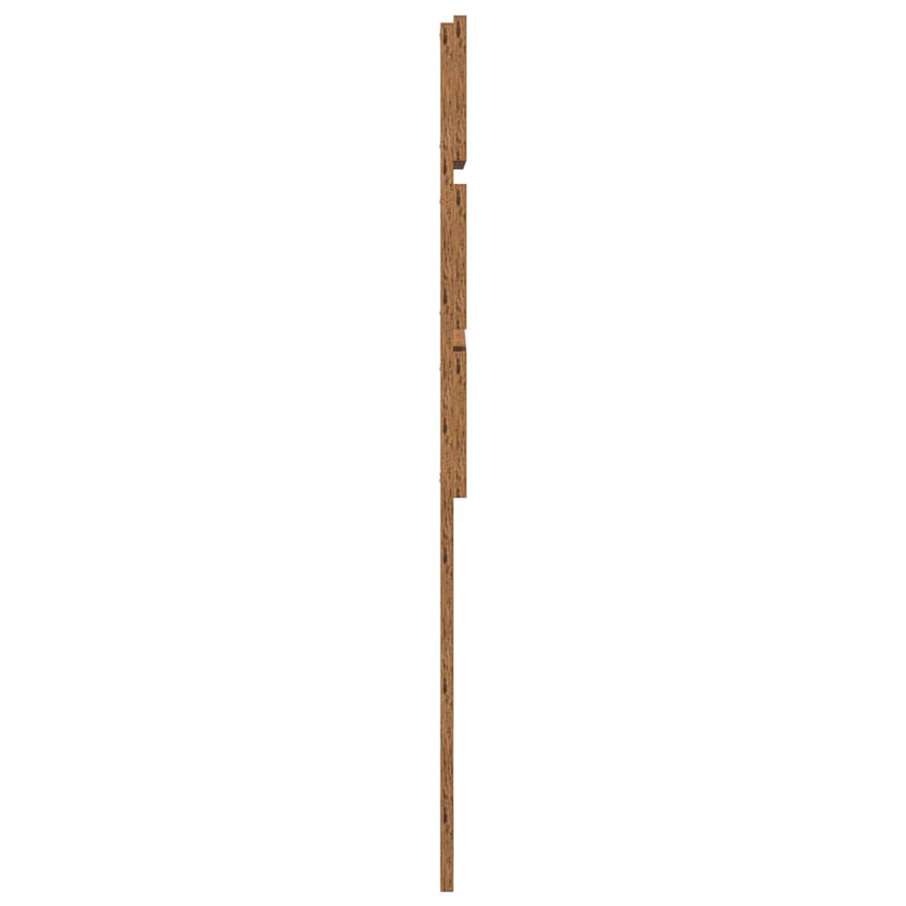 Hoofdbord Met Hoofdeinde Oudhout Bewerkt Hout 75 cm Oud hout