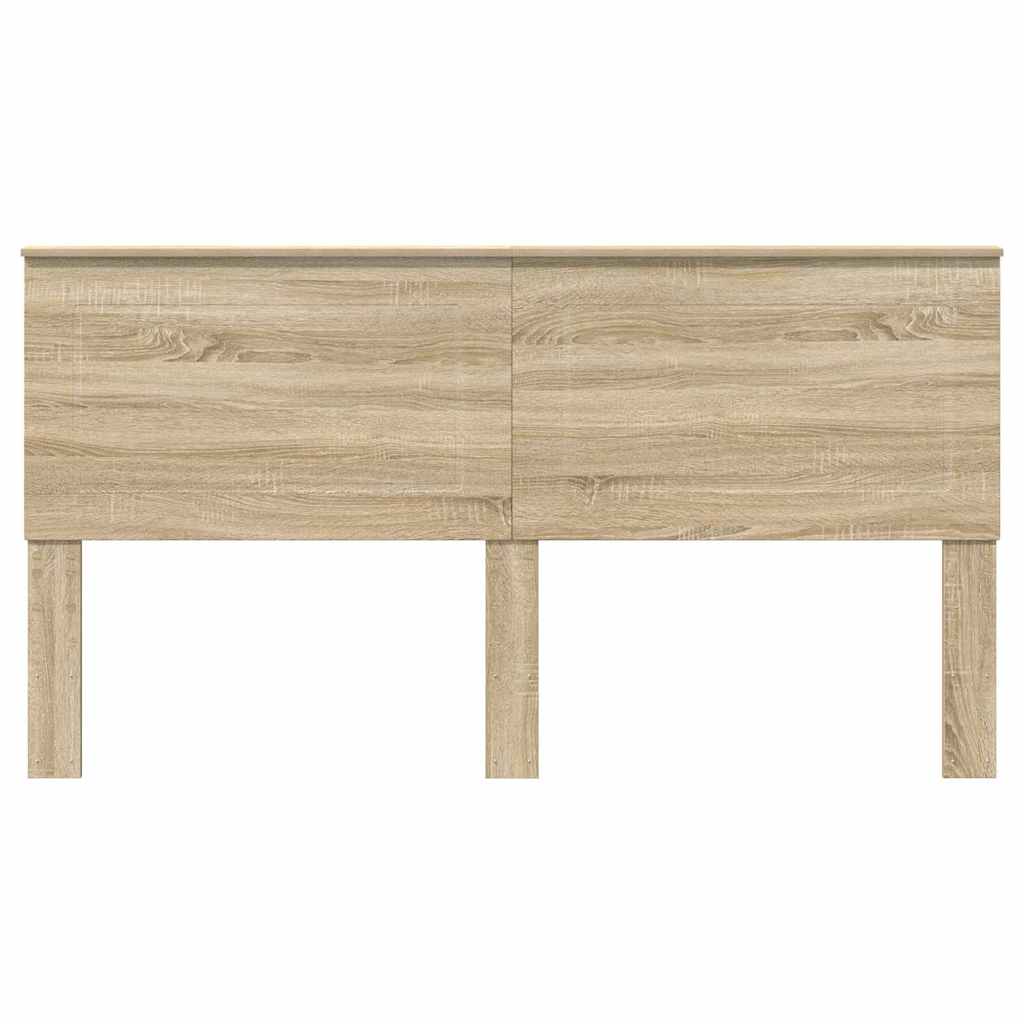 Hoofdbord met hoofdeinde Sonoma Eiken 200 cm Bewerkt hout