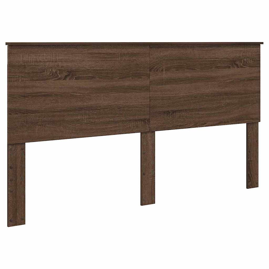 Hoofdbord met hoofdeinde Bruin Eiken 200 cm Bewerkt hout