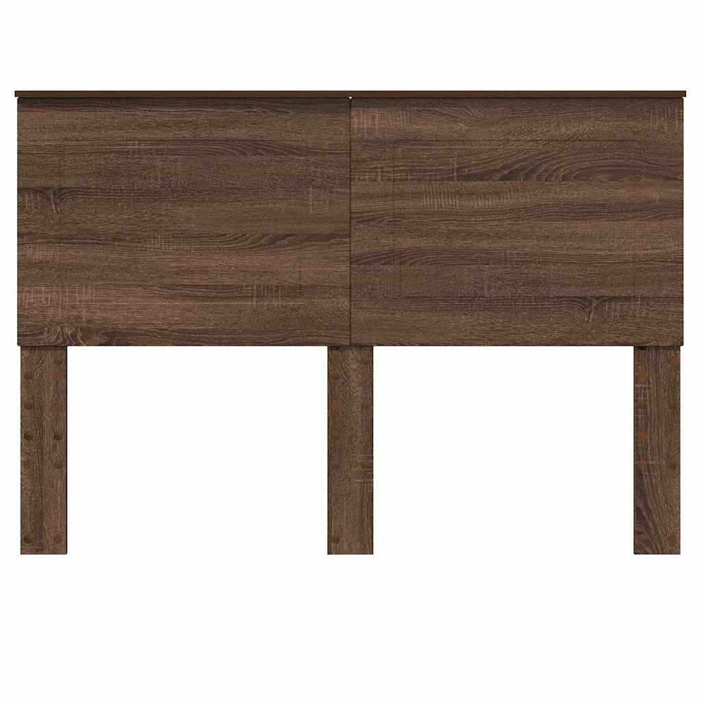 Hoofdbord met hoofdeinde Bruin Eiken 200 cm Bewerkt hout