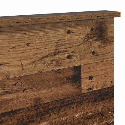 Hoofdbord met hoofdeinde Oud Hout 200 cm Bewerkt hout