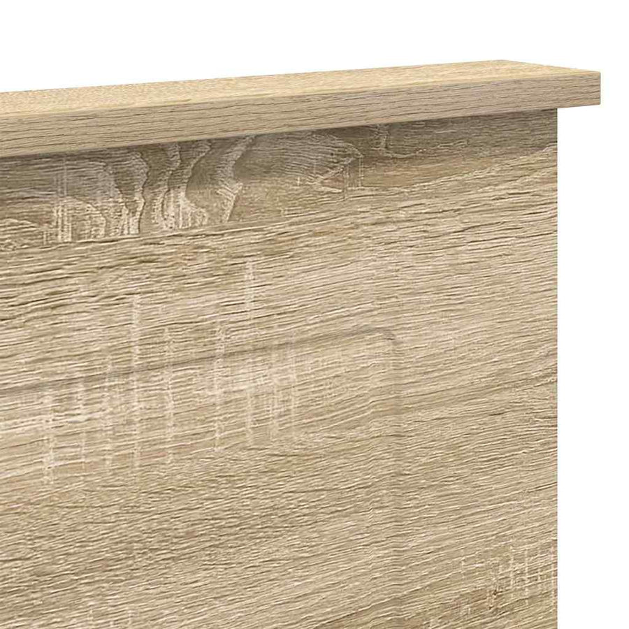 Hoofdbord met hoofdeinde Sonoma Eiken 180 cm Bewerkt hout