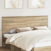 Hoofdbord 180 cm sonoma eiken bewerkt hout
