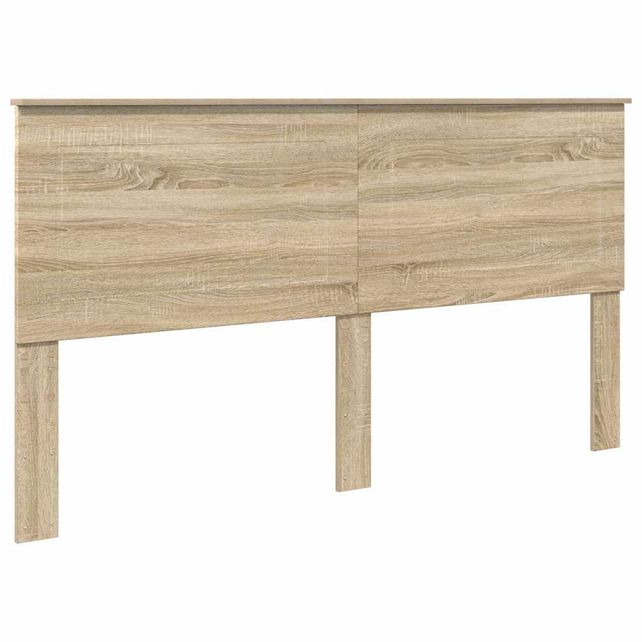 Hoofdbord met hoofdeinde Sonoma Eiken 180 cm Bewerkt hout