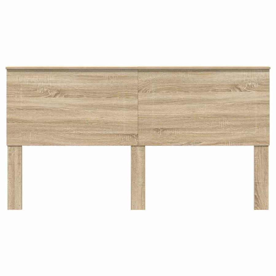Hoofdbord met hoofdeinde Sonoma Eiken 180 cm Bewerkt hout