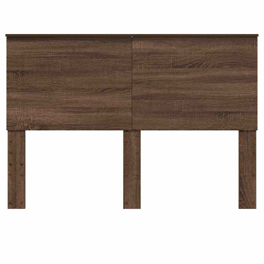 Hoofdbord met hoofdeinde Bruin Eiken 180 cm Bewerkt hout