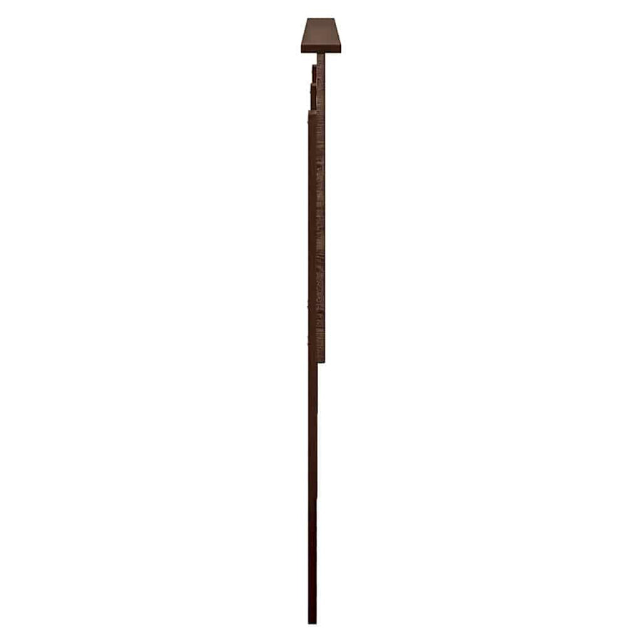 Hoofdbord met hoofdeinde Bruin Eiken 180 cm Bewerkt hout