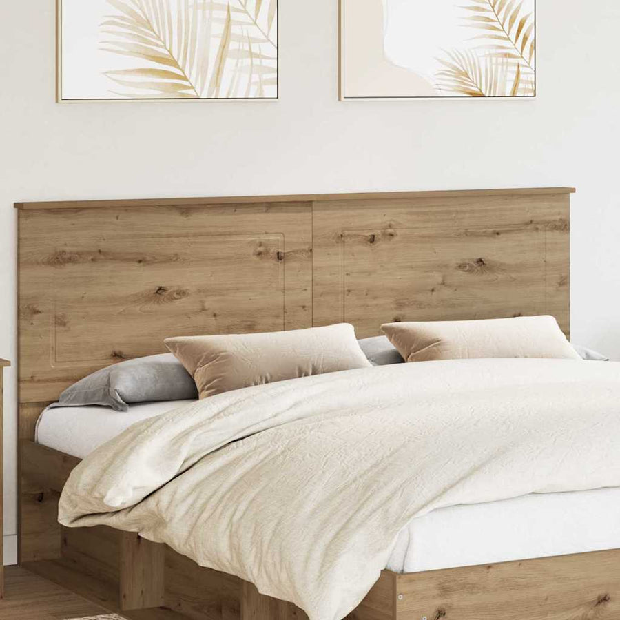 Hoofdbord met hoofdeinde Artisan Eiken 180 cm Bewerkt hout