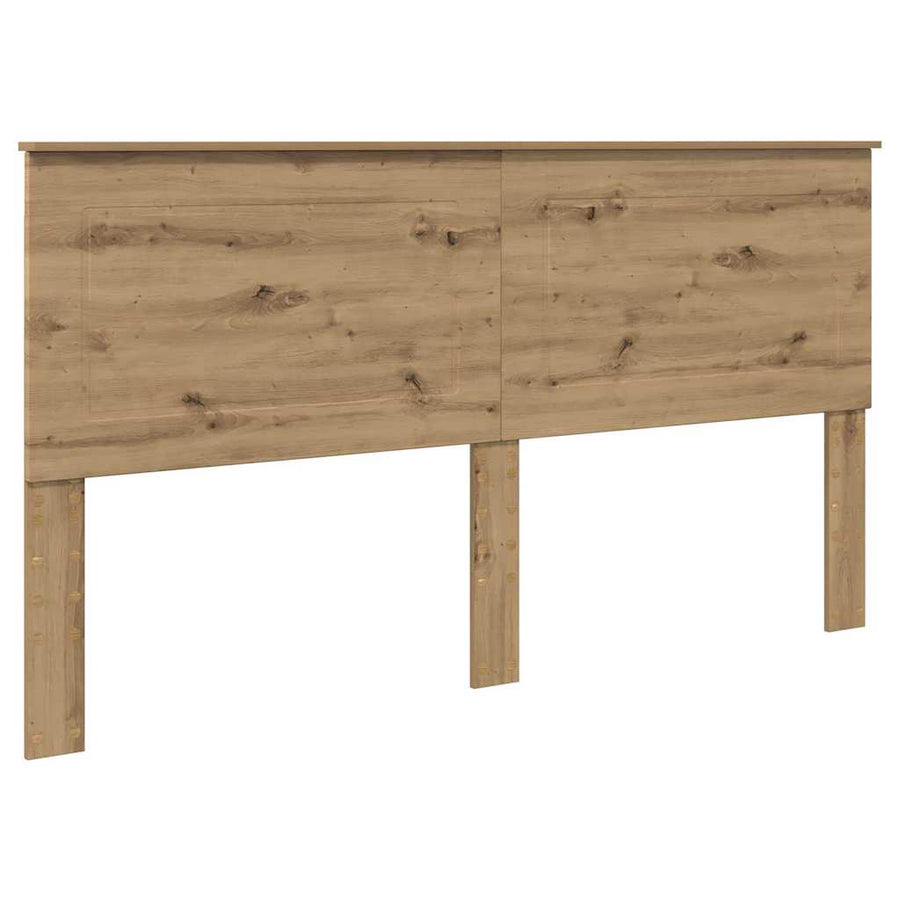 Hoofdbord met hoofdeinde Artisan Eiken 180 cm Bewerkt hout
