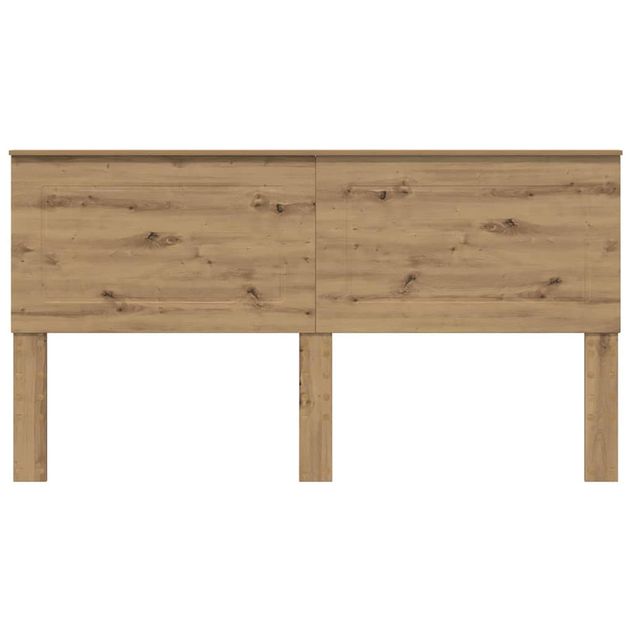 Hoofdbord met hoofdeinde Artisan Eiken 180 cm Bewerkt hout