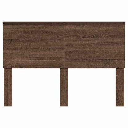 Hoofdbord met hoofdeinde Bruin Eiken 160 cm Bewerkt hout