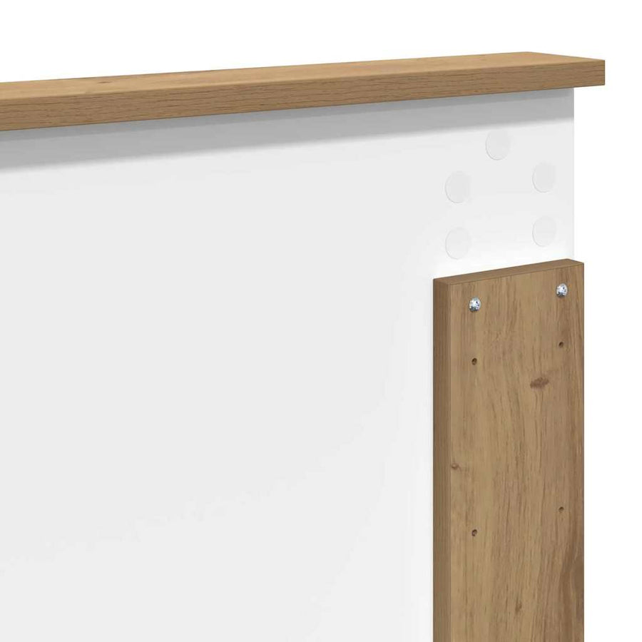 Hoofdbord met hoofdeinde Artisan Eiken 160 cm Bewerkt hout