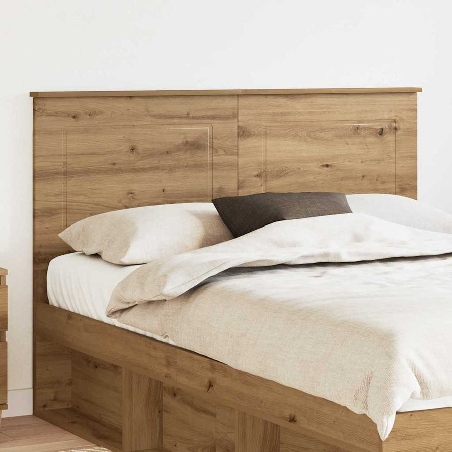 Hoofdbord met hoofdeinde Artisan Eiken 160 cm Bewerkt hout