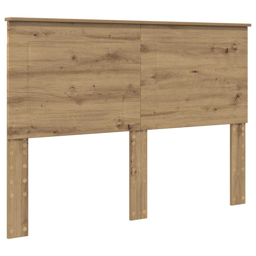 Hoofdbord met hoofdeinde Artisan Eiken 160 cm Bewerkt hout